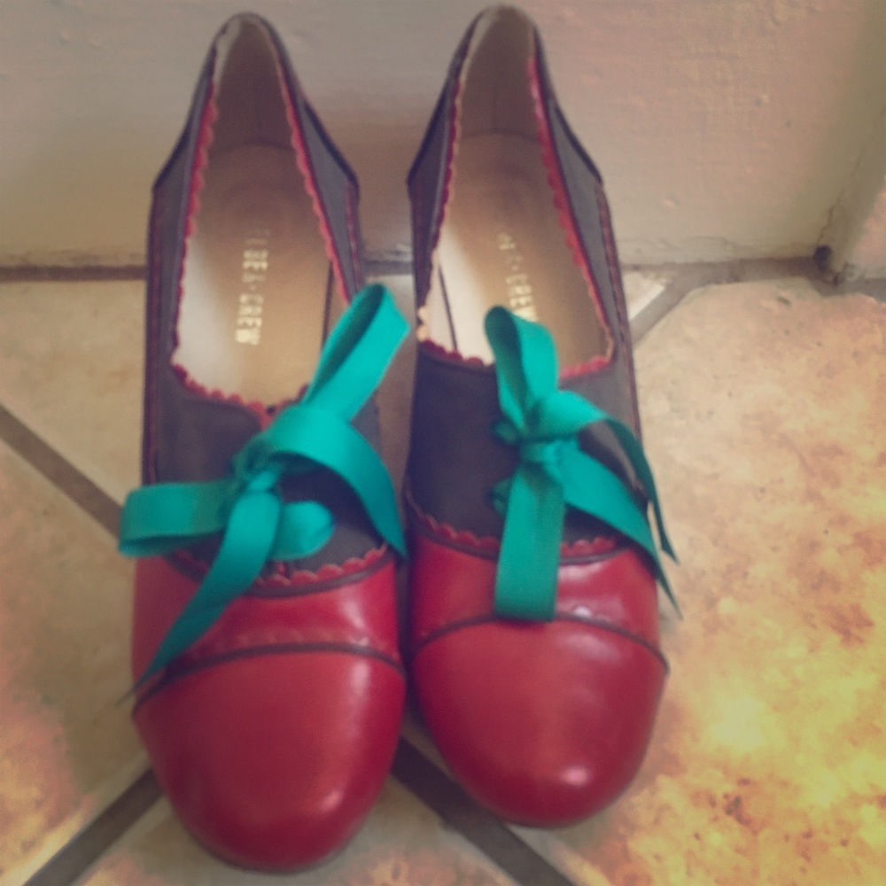 Chelsea Crew Red Heels